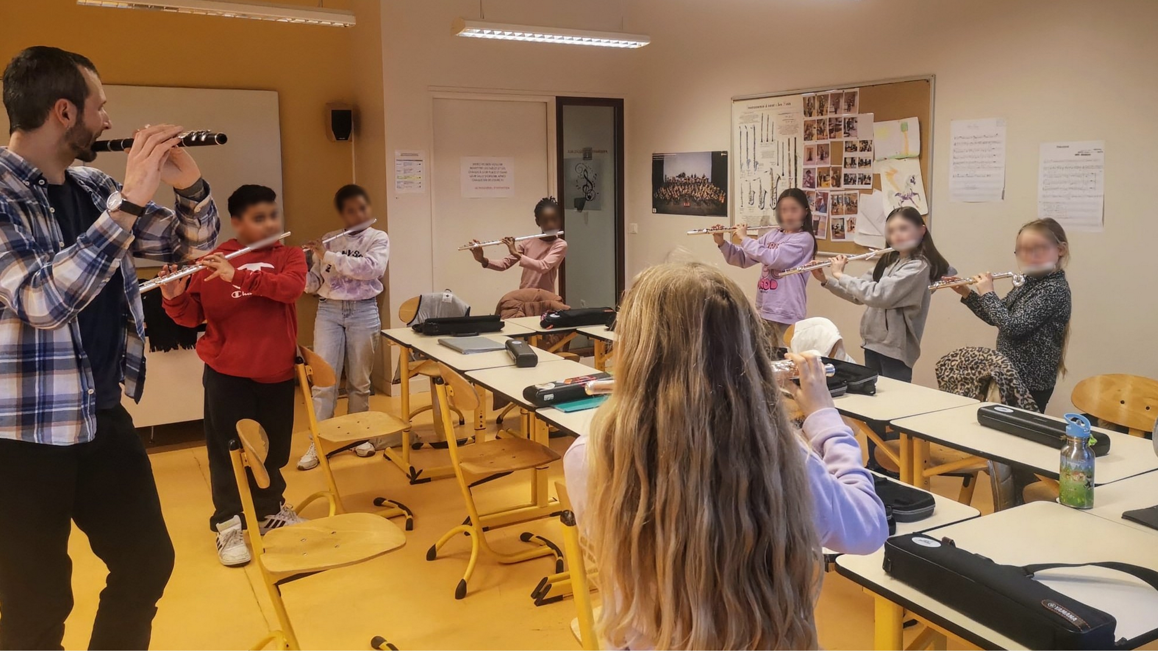 Apprentissage d'une mélodie à l'oreille